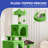 Modern Minimalist Cat Tree with Multiple Platforms and Toys-941871238