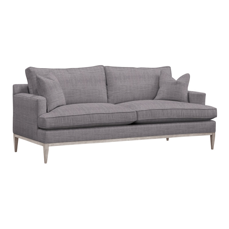Canapé Camilla, Chenille nomade ardoise Crypton®, Gris colombe