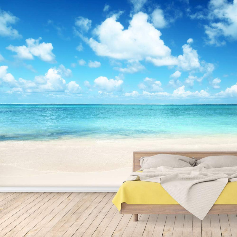 Coastal Beachy Peel & Stick Border, 100" L x 144" W