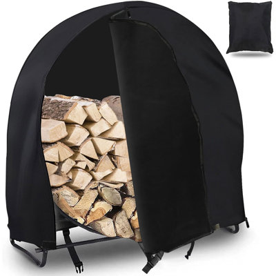 Outdoor Log Rack Cover by Arlmont & Co.