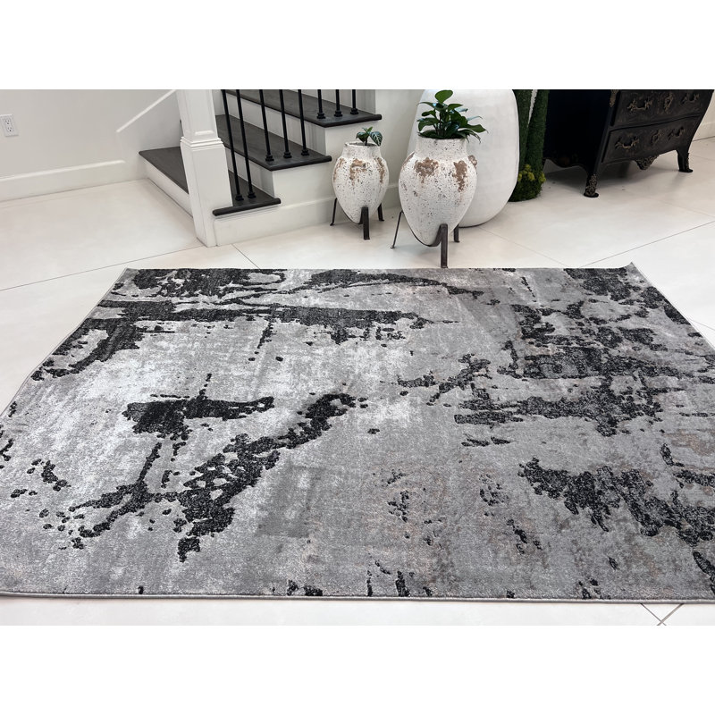 Performance Abstract Indoor Rug, Rectangle 8' x 11'