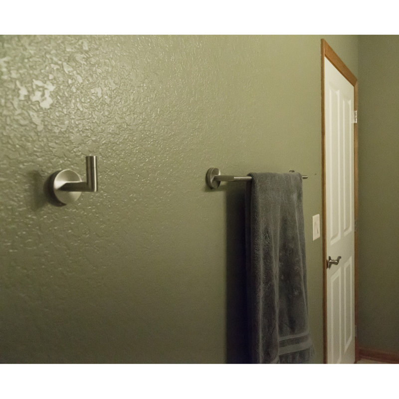 Satin Nickel Wall Mounted Single Robe Hook