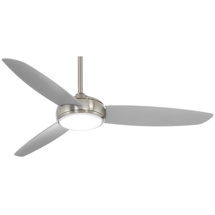 54" Concept IV 3 -Blade LED Smart Standard Ceiling Fan with Remote Control and Light Kit Included