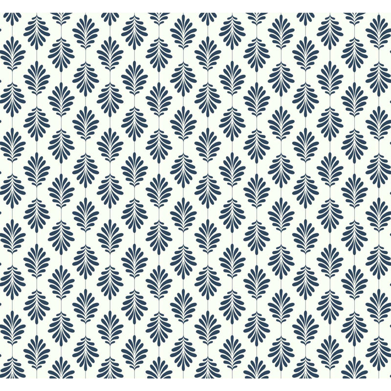 Rouleau de papier peint L 27 pi x l 27 po Saskatia, Marine