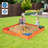 Gymax 35'' x 5'' Solid Wood Square Sandbox