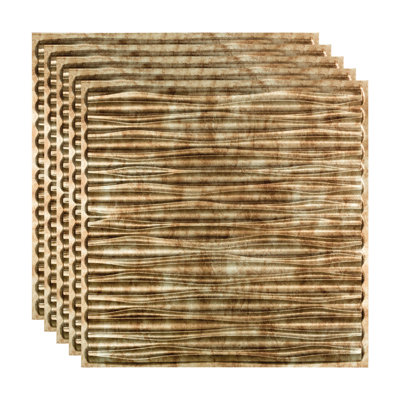 Panneau de plafond décoratif en vinyle FASÄDE Dunes 2 pi x 2 pi