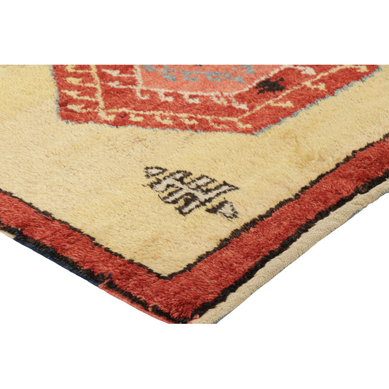 One-of-a-Kind 3'11x4'5 Hand Knotted Area Rug