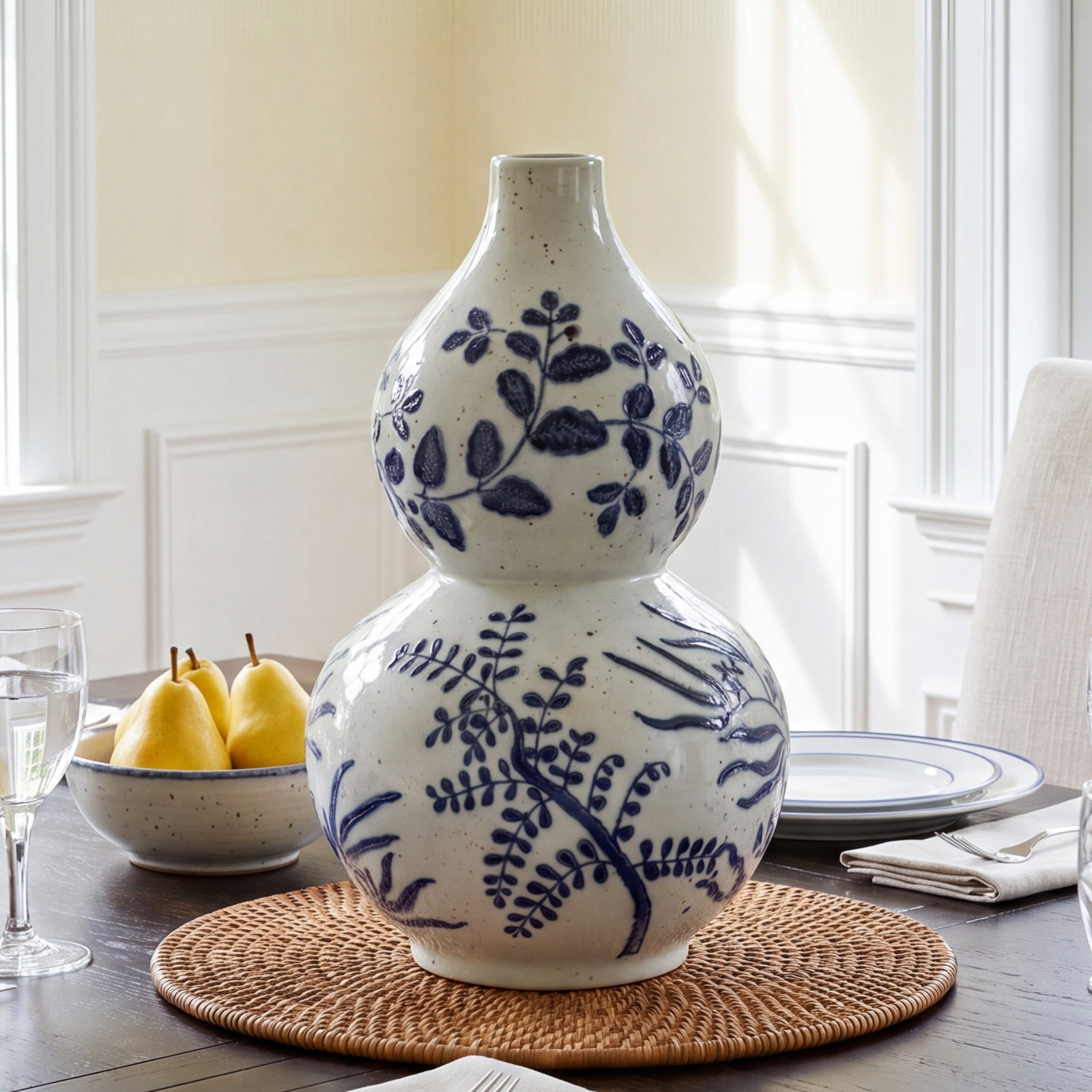 Beau 15'' Stoneware Table Vase