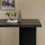 Bureau rectangulaire en bois massif noir-785306375