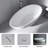 59.06'' x 29.53'' Soaking Solid Surface Bathtub