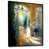 Toile avec cadre flottant noir