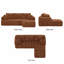 Canapé Boneless, canapé modulaire en L Chenille-129718222-129718223