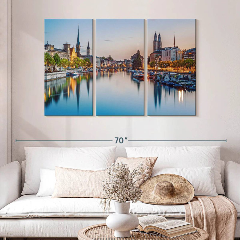 Sebbie Limmat River, 32" H x 50" W