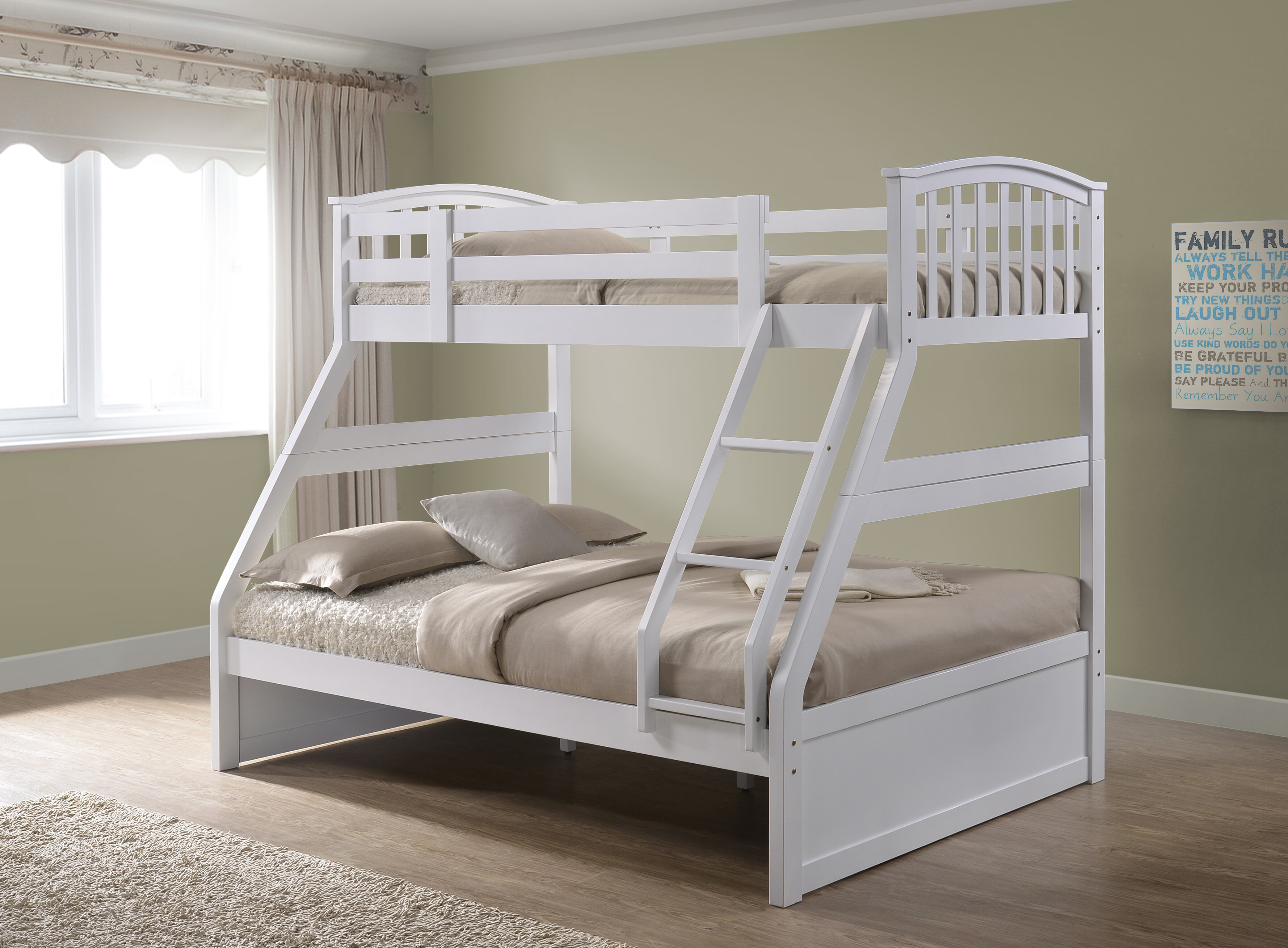 Harriet bee simoneau bunk deals bed size over