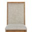 Ensemble de chaises d'appoint en tissu brun naturel Survista (ensemble de 2)
