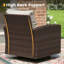 3-seater Patio Wicker Sofa Chairs with Cushions-1084045704