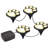Black Integrated LED Pathway Light Pack