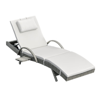 Amabile Outdoor Chaise Lounge by Ebern Designs