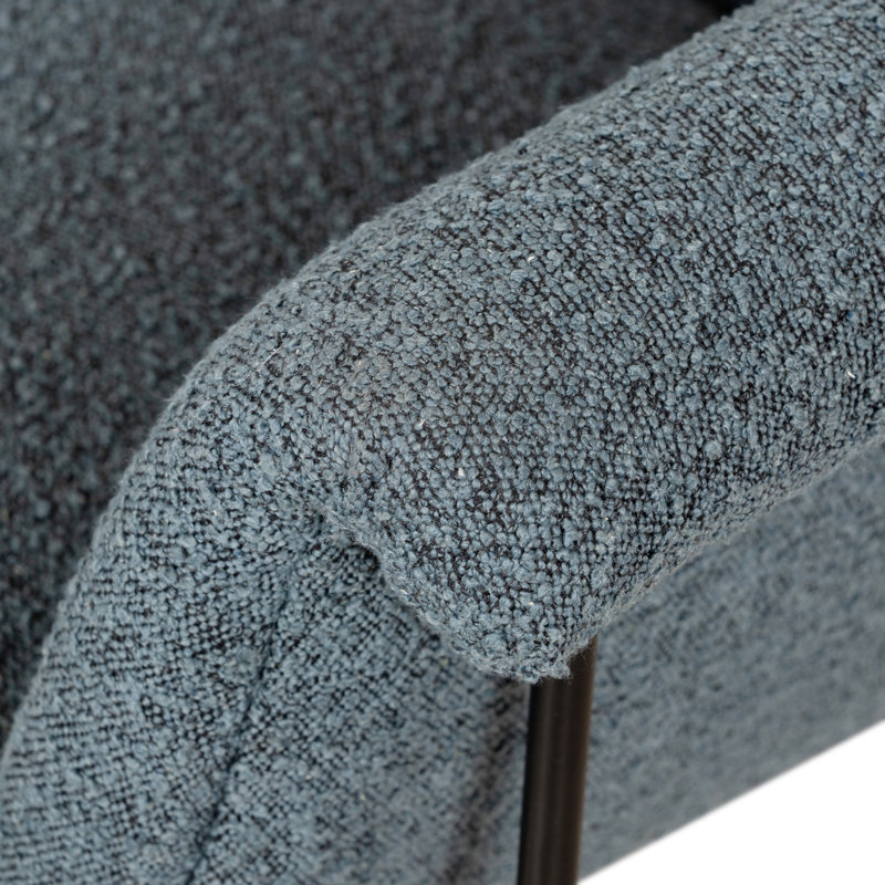 Suerte Boucle Armchair, Knoll Sky