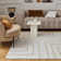 Carmel Modern Geometric Cream/Gold Area Rug