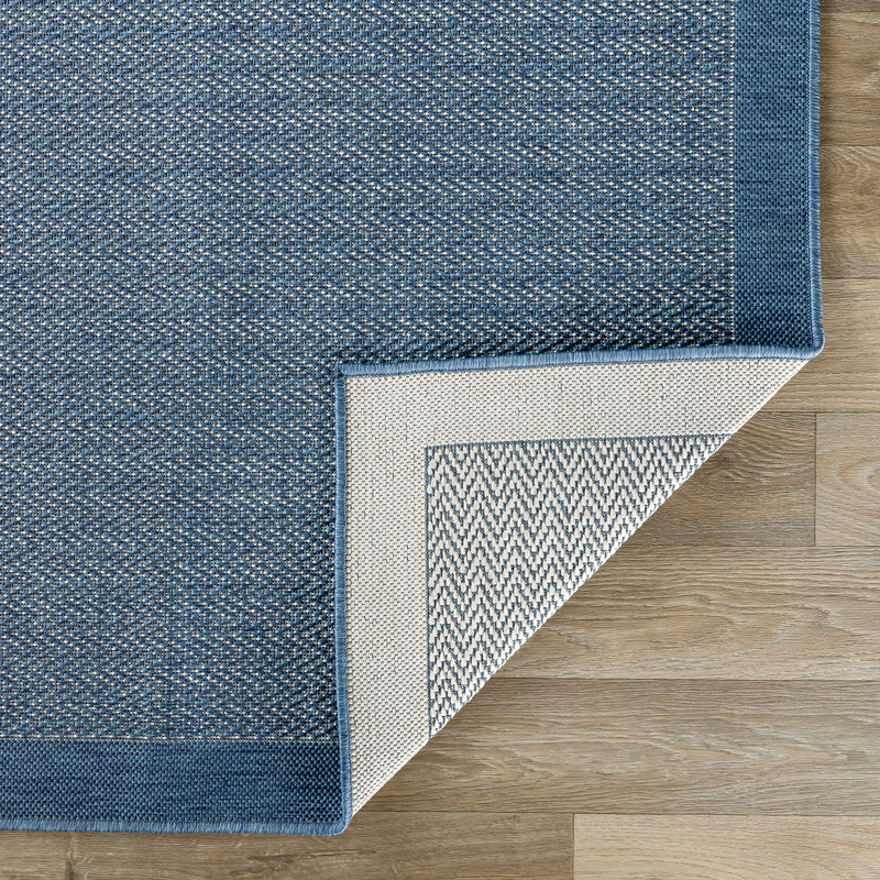 Tapis intérieur / extérieur contemporain réversible résistant aux intempéries Contemporary, Rectangle 7 pi 10 po x 10 pi