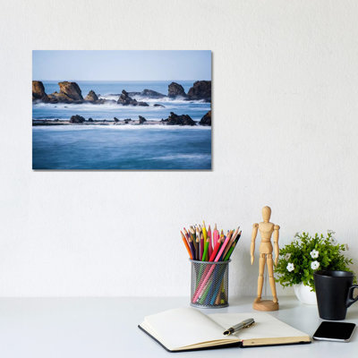 Winter Storm Watching II, Shore Acres State Park, Southern Oregon Coast, USA 1 Piece Wrapped Canvas Wall Art