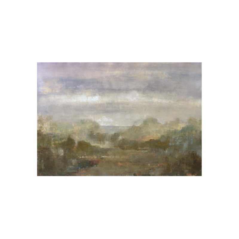 Miles & Miles Print by Dennis Carney, Glass Coat, 47" H x 68" W