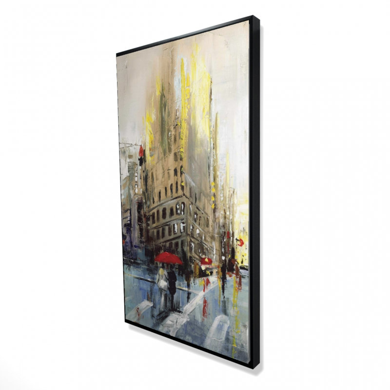 " Abstract Rainy Street ", 48" H x 36" W