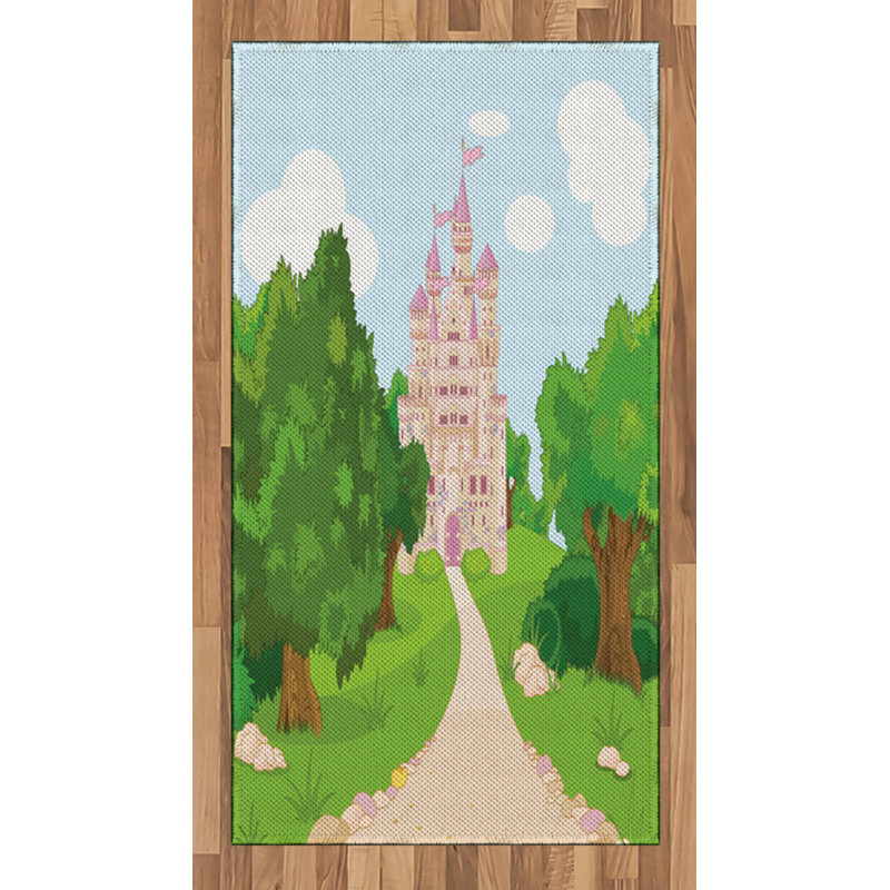 Cartoon High Density Long Fiber Poly Threads Decorative Area Rug Carpet, Rectangle 2'7" x 5'