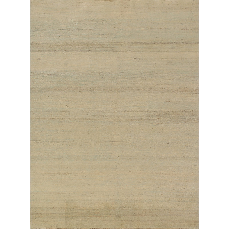 Tapis Gabbeh rayé à la main 5 x 6 po