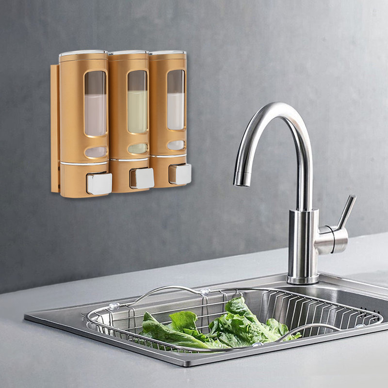 Eha Soap / Lotion Dispenser, Gold