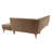 Velvet L-Shaped Sectional Right Hand Facing-87869718