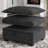 Luna Chenille Storage Ottoman-108055245