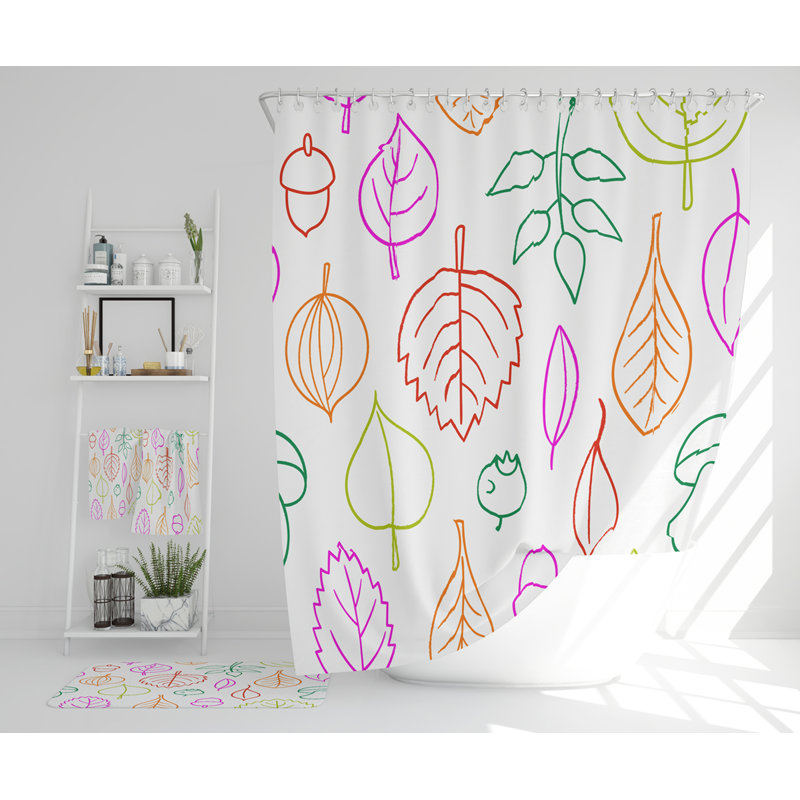 Oaklei Polyester Shower Curtain Set
