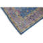 Tapis bleu et mauve de haute qualité noué à la main