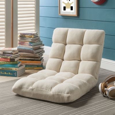 Microplush Modern Armless Quilted Recliner Chair