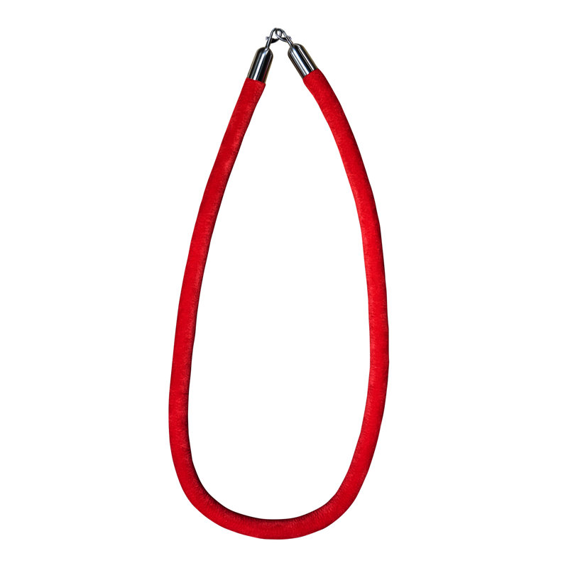 Rhino Stanchion Rope, Rouge, H 1,5 po x l 96 po x P 1,5 po