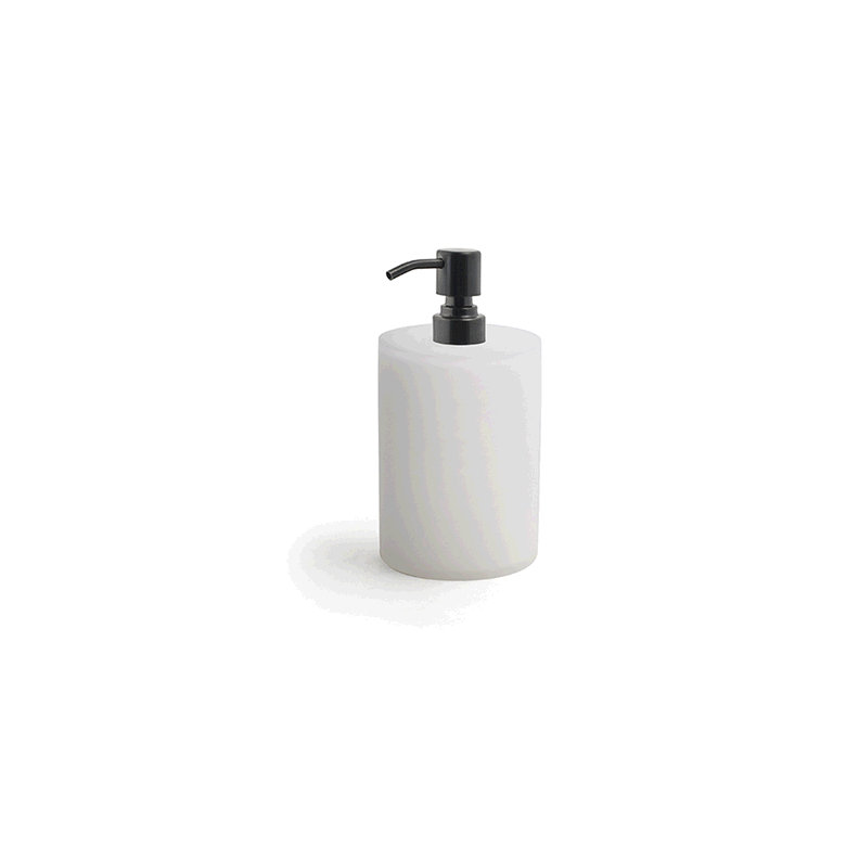 Distributeur de savon Nassau, Glace / noir