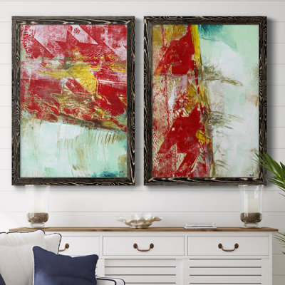 " Mini Pattern Sketch I " 2 - Pieces Painting Print