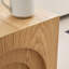 Square Side Table Small Coffee Table Accent Table  Bedside Table For Living Room Bedroom,Nature