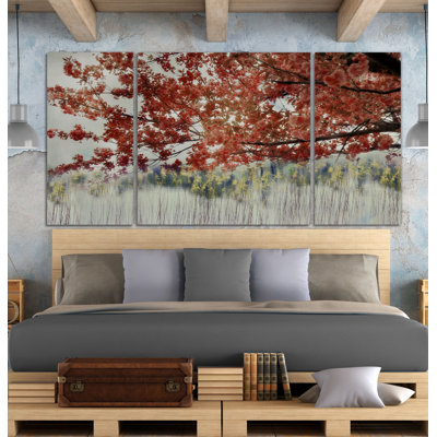 " Sakura On The Lake II " 3 - Pieces