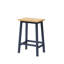 Ensemble de tabourets de bar deux pièces avec sièges, pieds en A et repose-pieds
