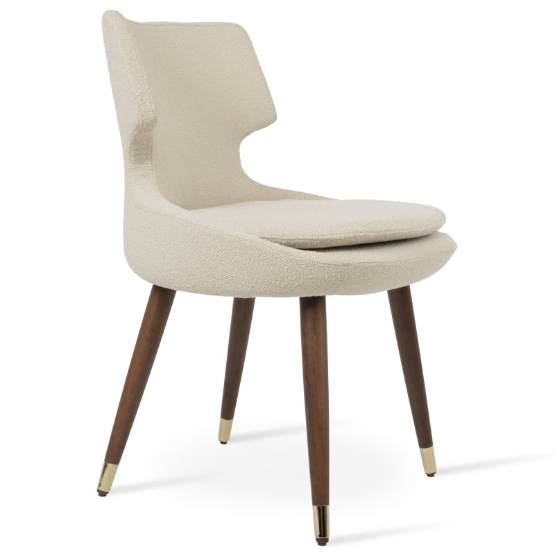 Chaise d'appoint Patara, Blanc cassé