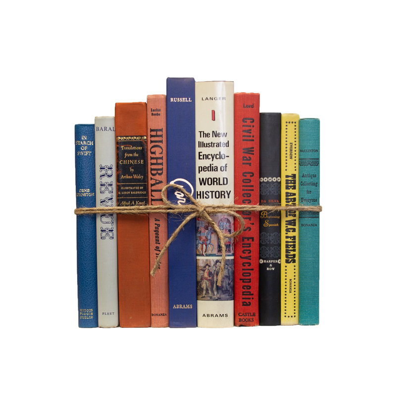 Decorative Books - Vintage Mix Oversized Book Bundle - 1 Foot of Books