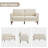65" Chenille Classic Loveseat Mid-Century Modern Sofa-121601144