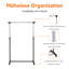 Galien Adjustable Rolling Clothing Rack