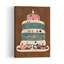 Whimsical Layers Abstract Retro Surreal Wall Art Print-134811397