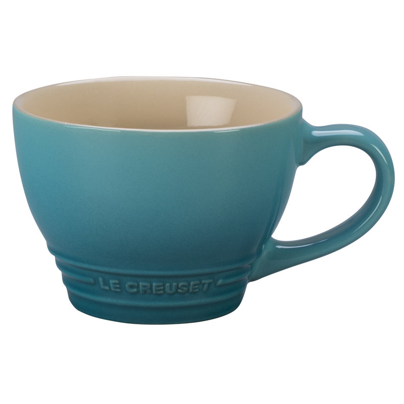 Stoneware Bistro Cappuccino Mug, Caribbean