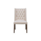 Inverness 19.5'' H Tufted Linen Upholstered Dining Chair