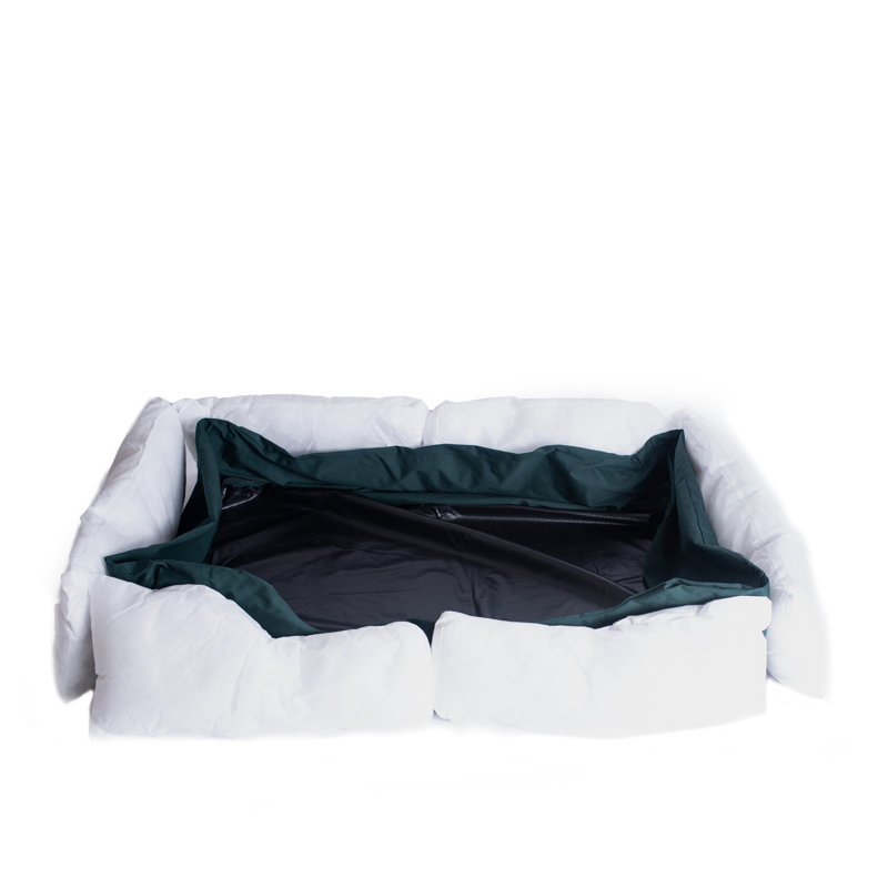 Canvas Pet Bed, Large (43" W x 32.5" D x 11" H), Laurel Green
